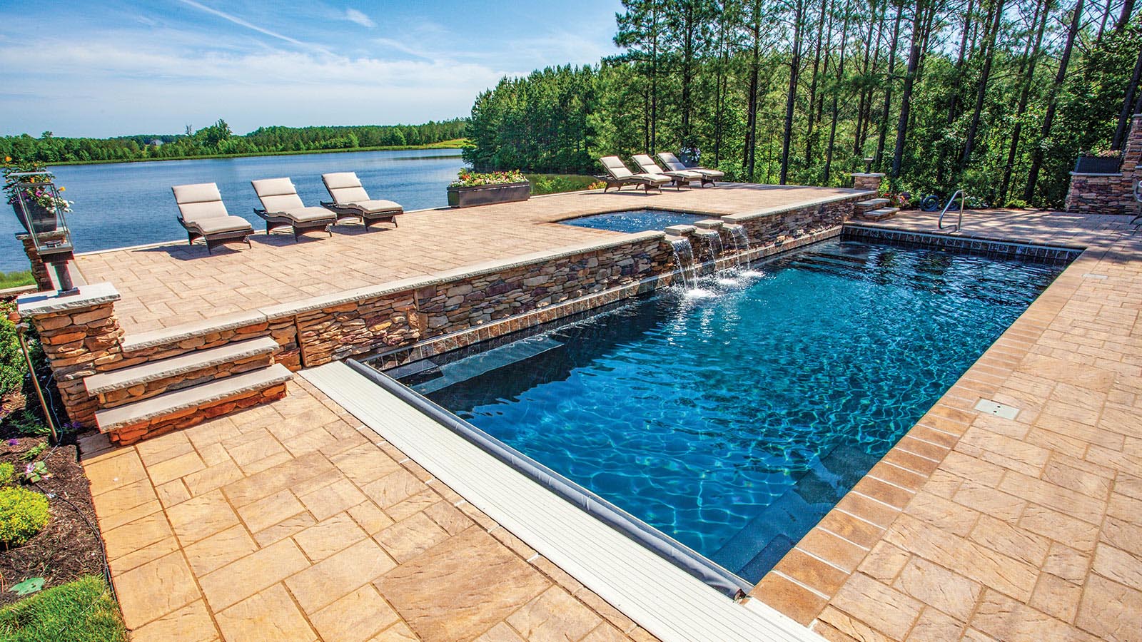 EbonyBlue_Hero Leisure Pools Florence: the Pee Dee Region's Premier Fiberglass Pool Builder